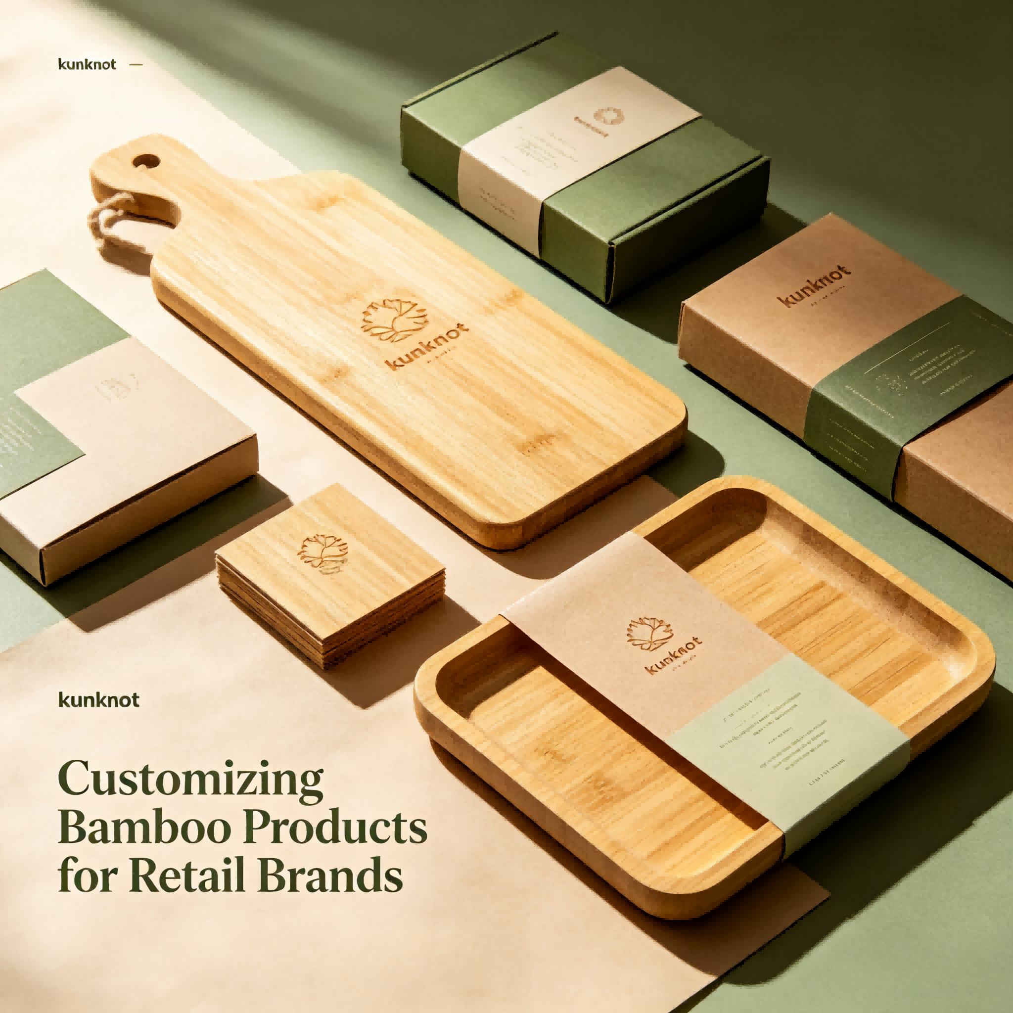 How Retail Brands Customize Bamboo Products With Logos, Packaging and Designs