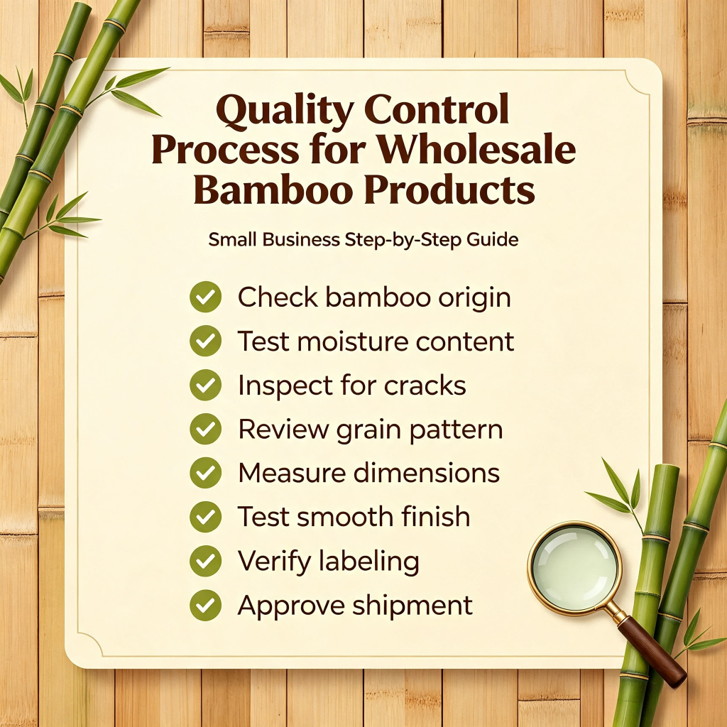 Quality Control Process for Wholesale Bamboo Products: A Complete Guide for Small Businesses