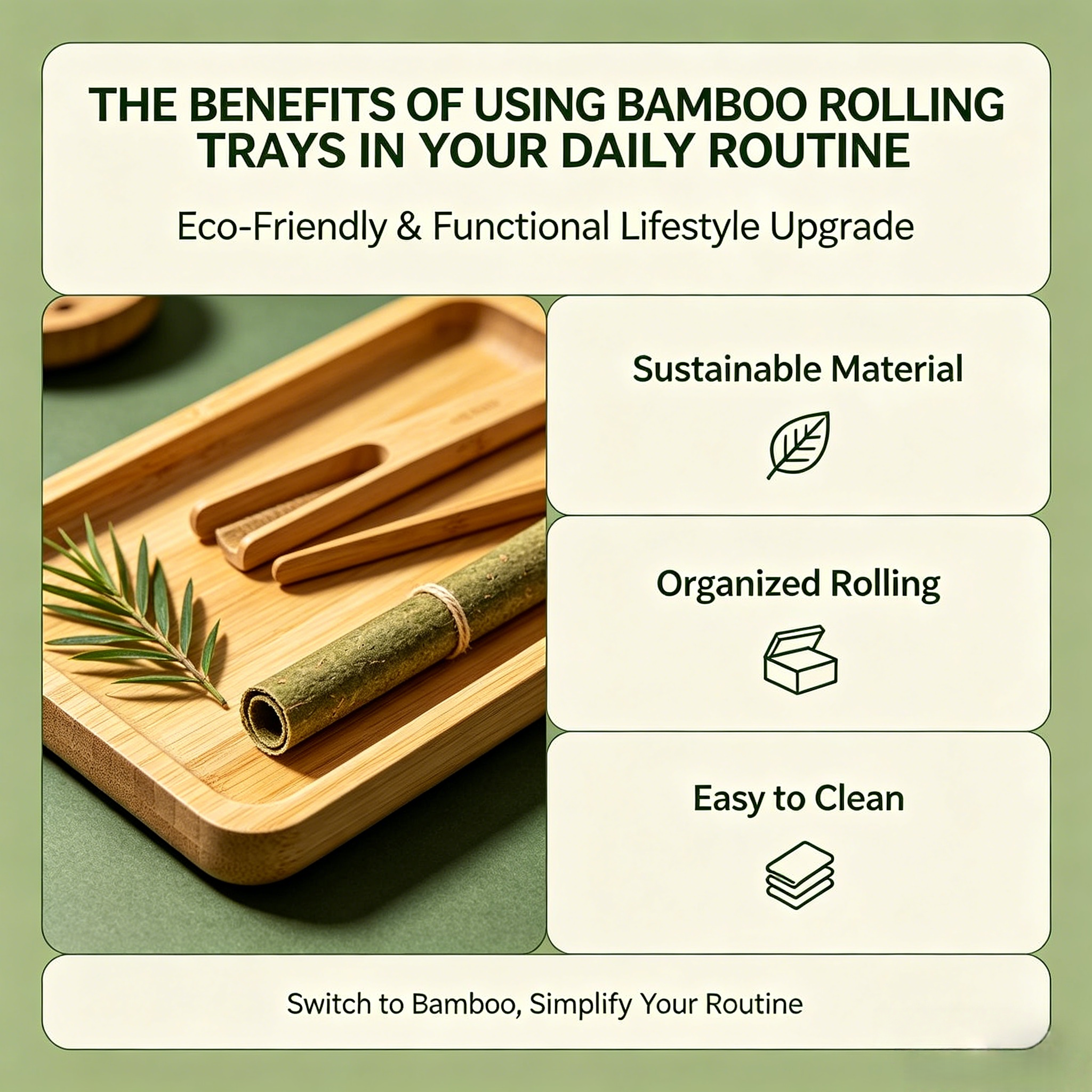 The Benefits of Using Bamboo Rolling Trays in Your Daily Routine