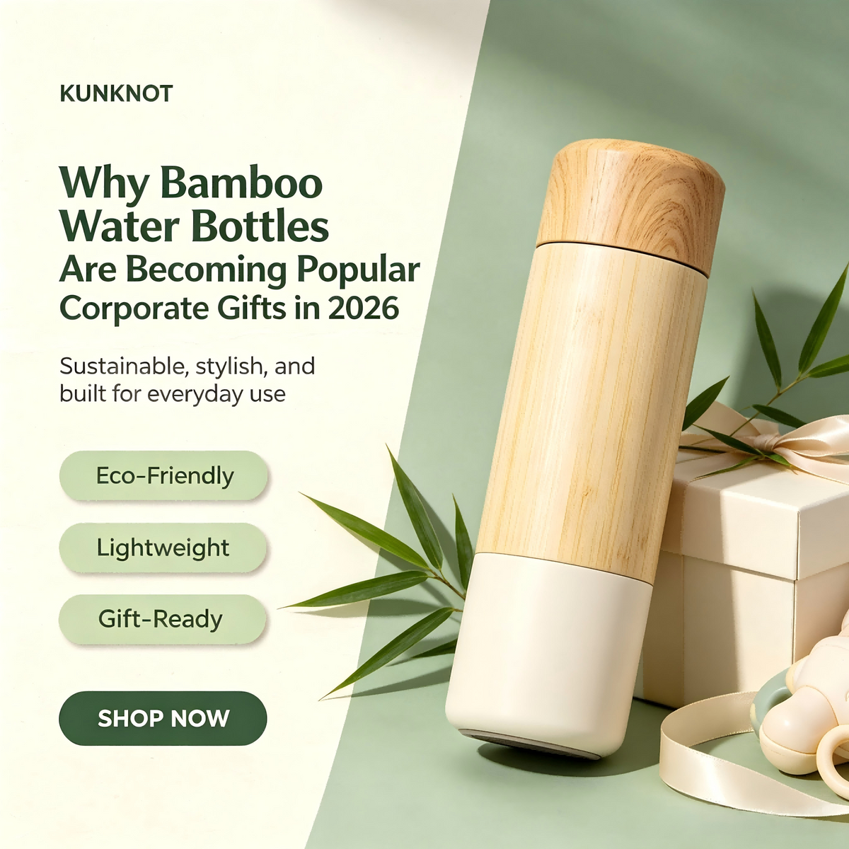 Why Bamboo Water Bottles Are Becoming Popular Corporate Gifts in 2026