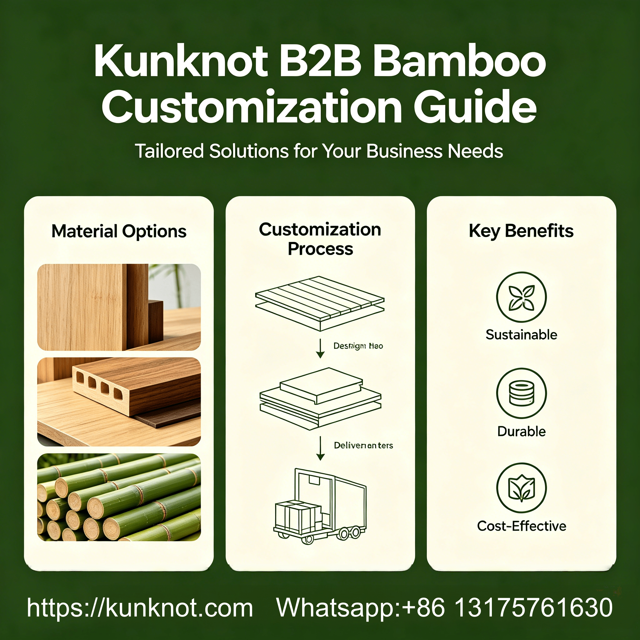 Bamboo Customization Guide for B2B Buyers - Kunknot