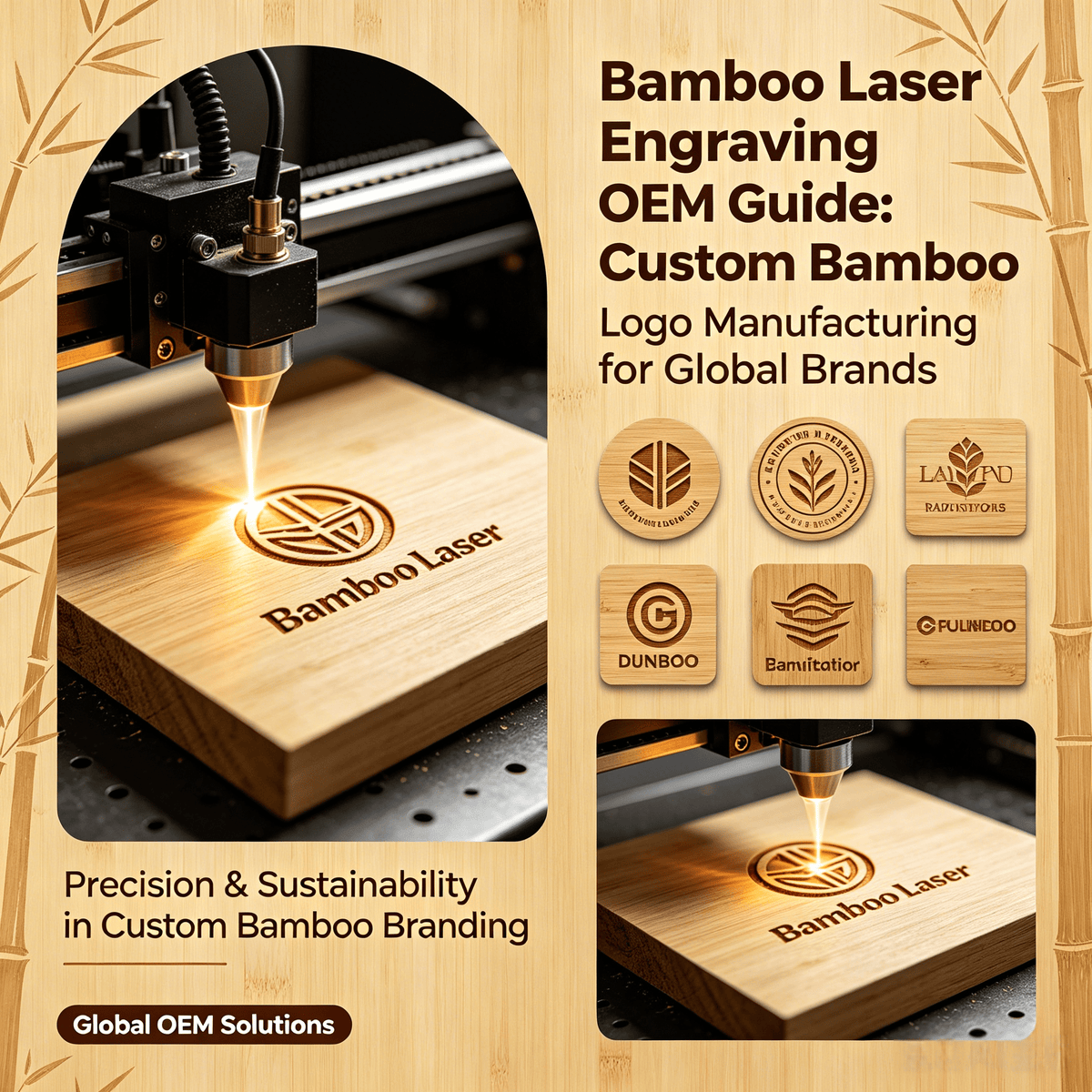 Bamboo Laser Engraving OEM Guide: Custom Bamboo Logo Manufacturing for Global Brands - Kunknot