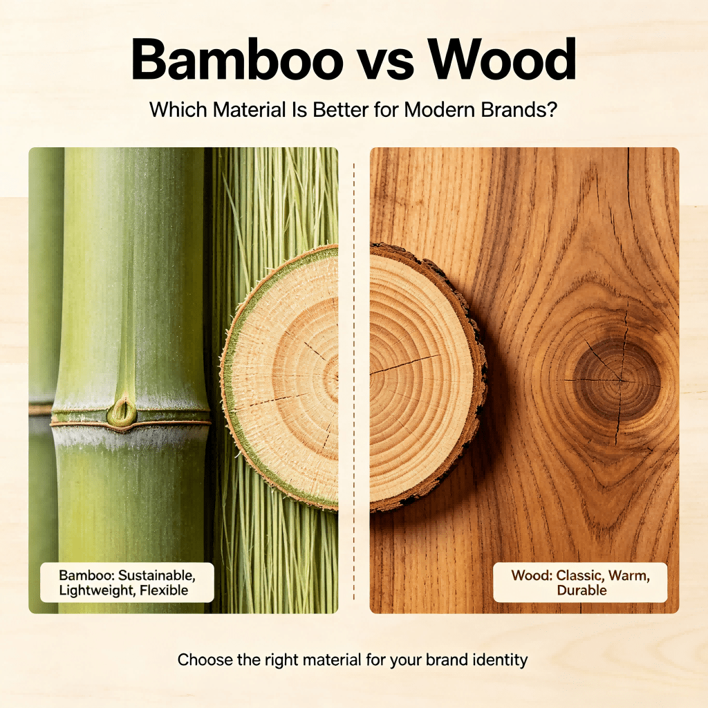 Bamboo vs Wood: Which Material Is Better for Modern Brands? - Kunknot