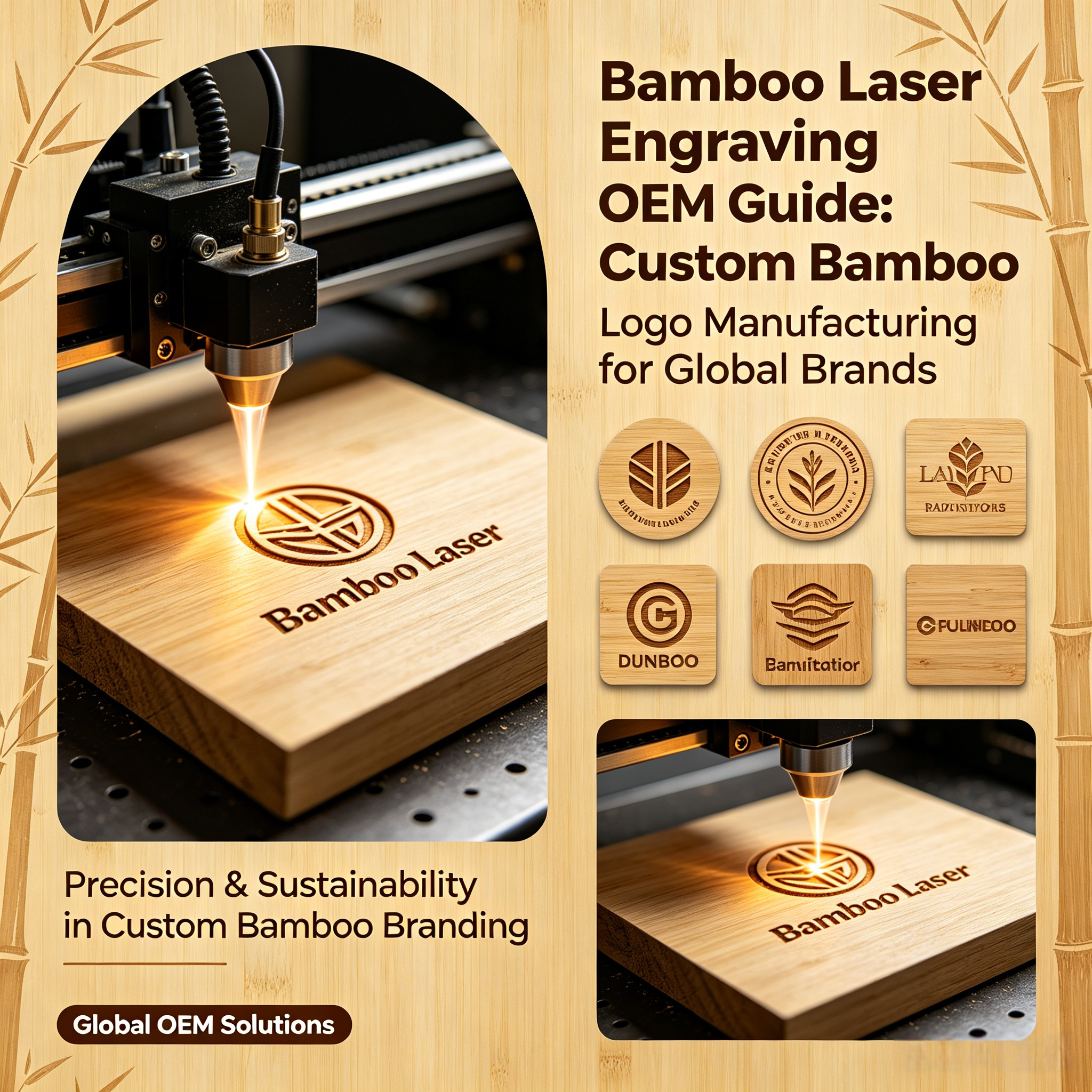 Bamboo Laser Engraving OEM Guide: Custom Bamboo Logo Manufacturing for Global Brands