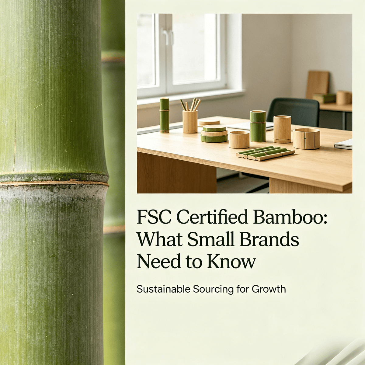 FSC Certified Bamboo: What Small Brands Need to Know - Kunknot