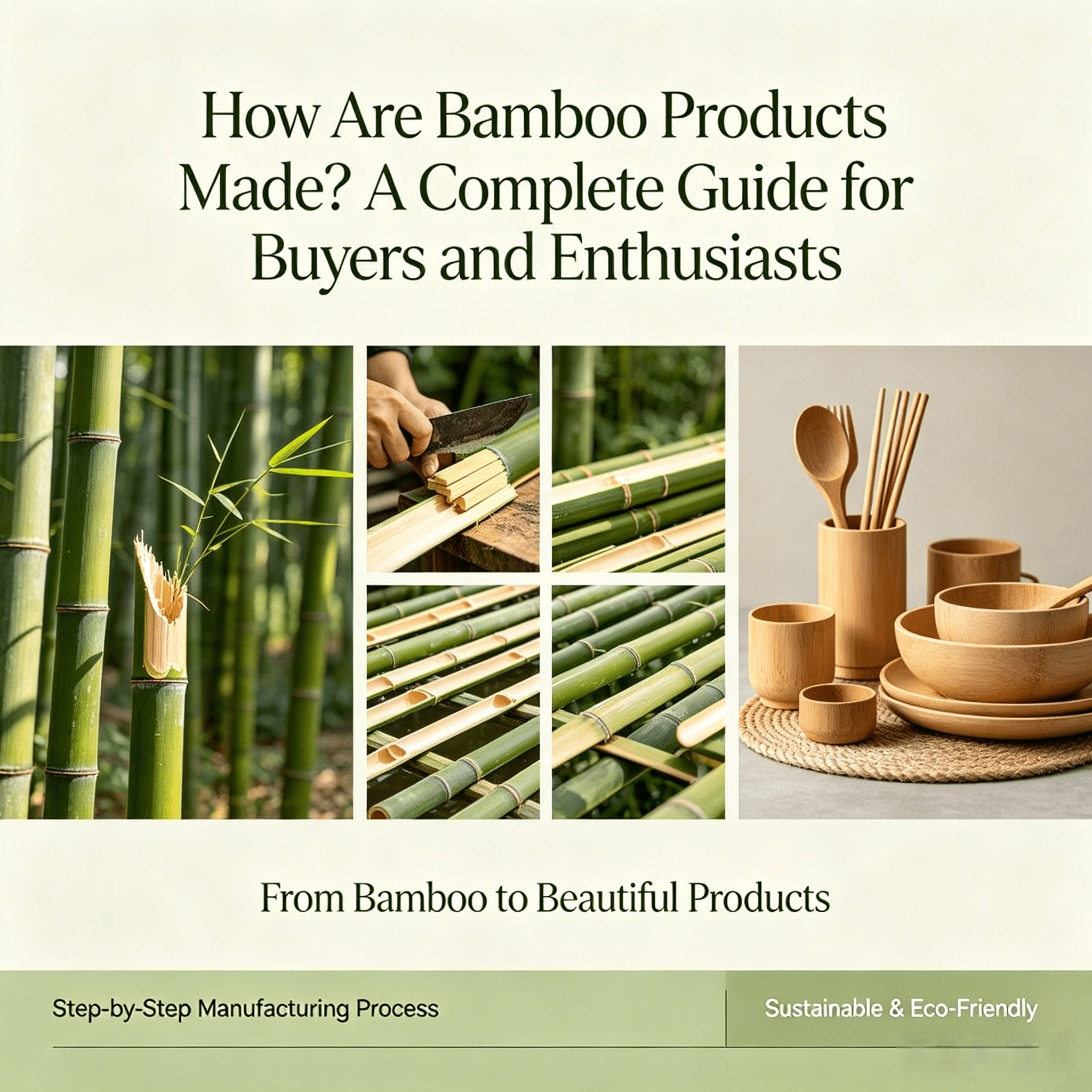 How Are Bamboo Products Made? A Complete Guide for Buyers and Enthusiasts - Kunknot