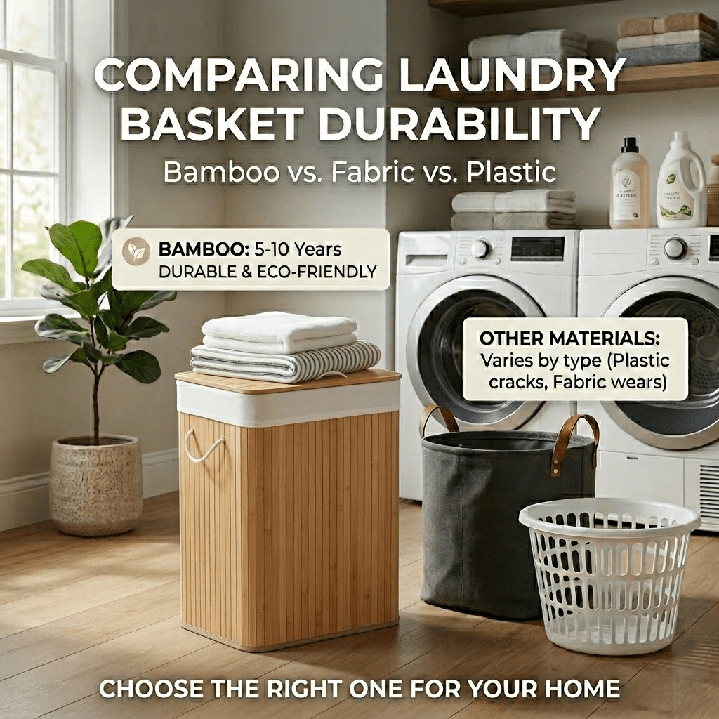 How Long Do Bamboo Laundry Baskets Last Compared to Other Materials? - Kunknot
