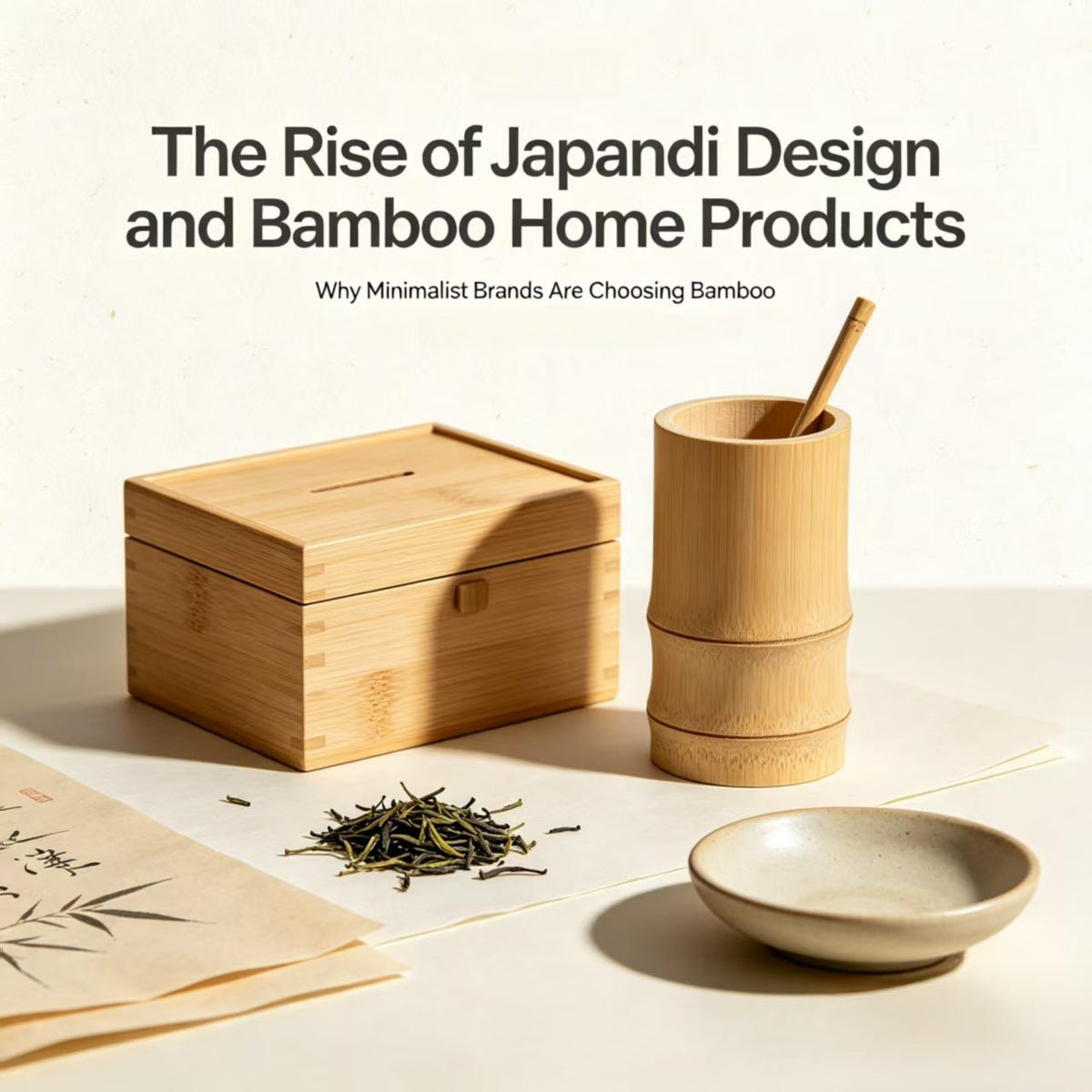 The Rise of Japandi Design and Bamboo Home Products: Why Minimalist Brands Are Choosing Bamboo - Kunknot