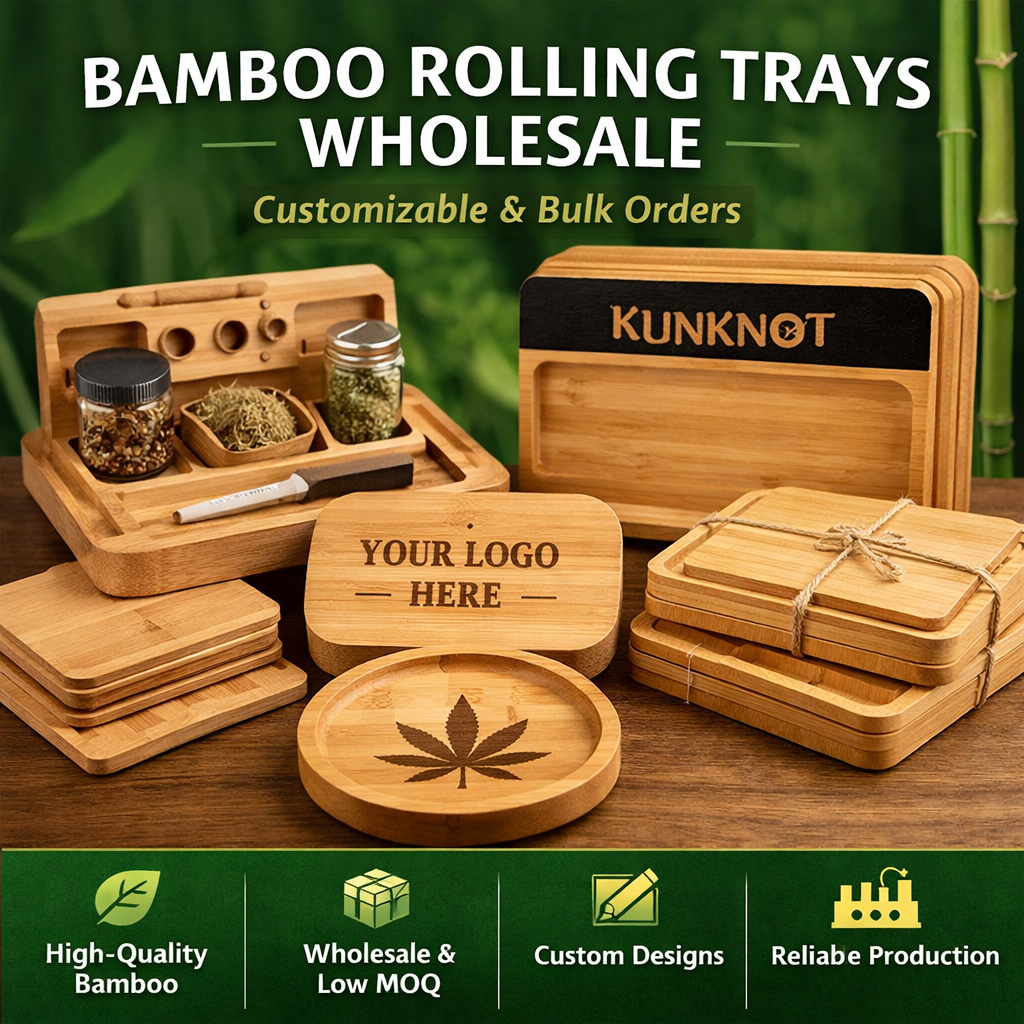 Bamboo Rolling Trays Wholesale