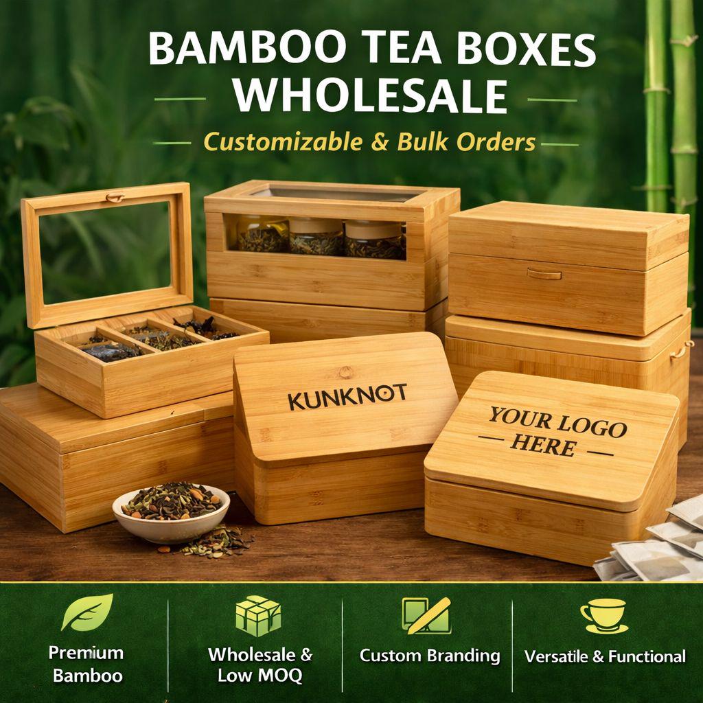 bamboo tea boxes wholesale