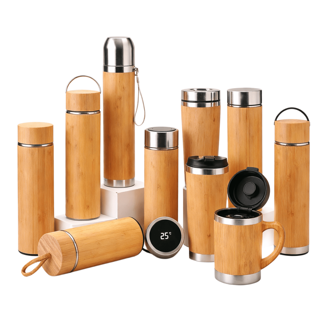 Bamboo Insulated Water Bottle Wholesale - Kunknot