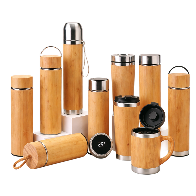Bamboo Insulated Water Bottle Wholesale