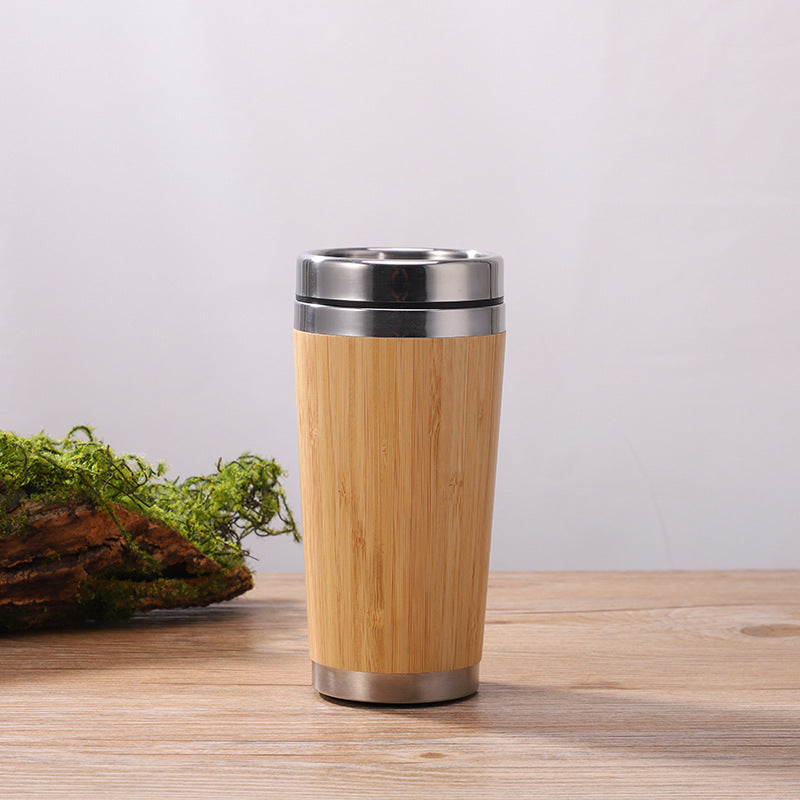 Wholesale Bamboo Thermos Bottles & Coffee Mugs with Custom Logo