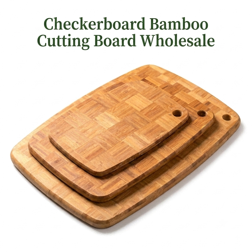 CheckerboardBambooCuttingBoardWholesaleWholesale