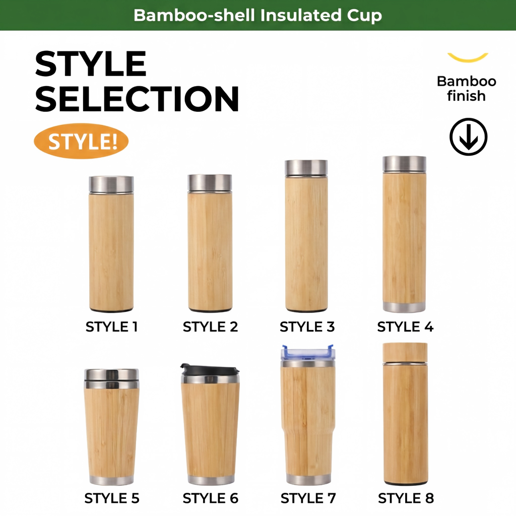 Private Label Bamboo Water Bottle