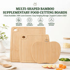 WholesaleMulti-ShapeBambooBabyFoodCuttingBoards