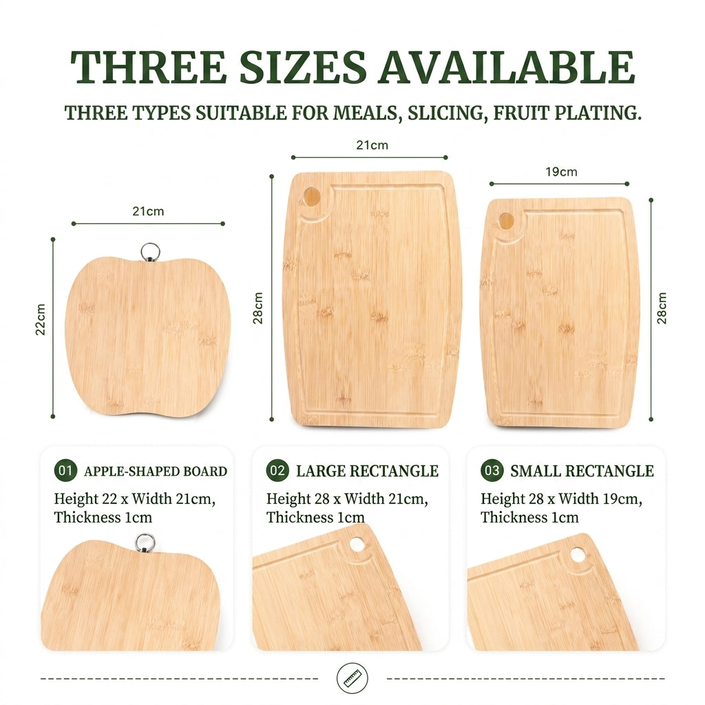 WholesaleMulti-ShapeBambooBabyFoodCuttingBoards