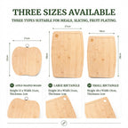 WholesaleMulti-ShapeBambooBabyFoodCuttingBoards