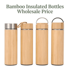 Bamboo Insulated Bottles Wholesale Price - Kunknot