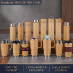 Bamboo Insulated Water Bottle Wholesale for Brands - Kunknot