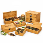 Bamboo Tea Boxes Wholesale - Kunknot