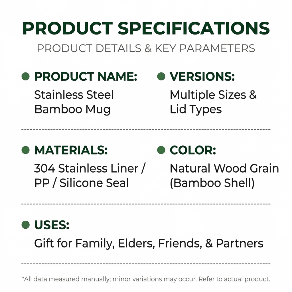 Bamboo Insulated Water Bottle Wholesale for Brands