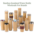 Bamboo Insulated Water Bottle Wholesale for Brands