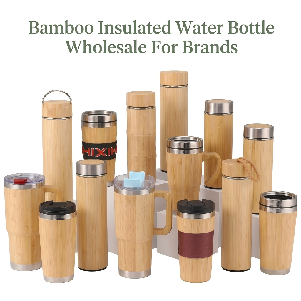 Bamboo Insulated Water Bottle Wholesale for Brands