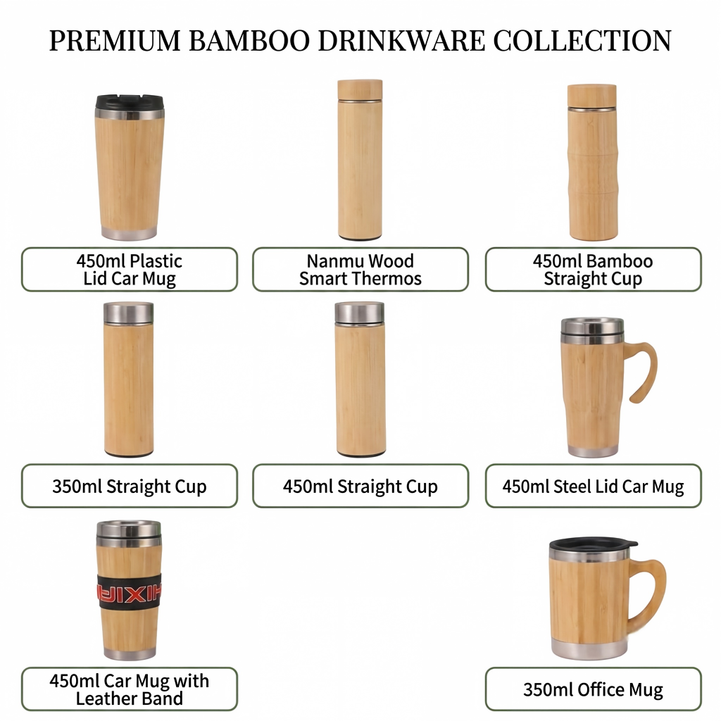 Bamboo Insulated Water Bottle Wholesale for Brands