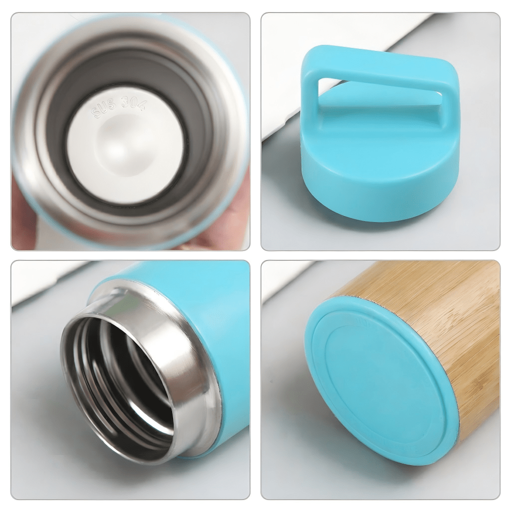 Custom Colors Sustainable Bamboo Water Bottle - Kunknot