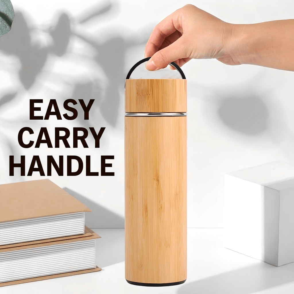 Private Label Bamboo Water Bottle - Kunknot