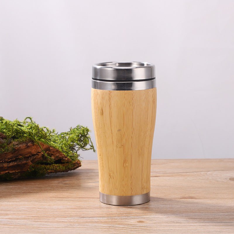 Wholesale Bamboo Thermos Bottles & Coffee Mugs with Custom Logo - Kunknot